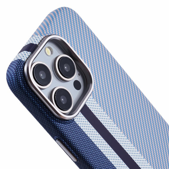 MagSafe's iPhone 13 Pro Max Case, Carbon Fiber, blue