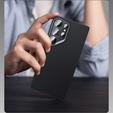 BENKS Kevlar Case for Samsung Galaxy S25+ Plus, for MagSafe, Carbon Fiber, black