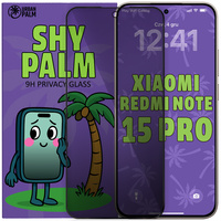 Shy Palm Privacy Tempered Glass for Xiaomi Redmi Note 15 Pro 5G