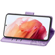 Flip case for Oppo Reno 12, Butterfly, purple
