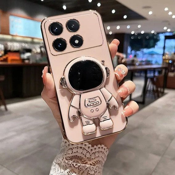 Case for Xiaomi Poco F6 Pro, Astronaut, pink