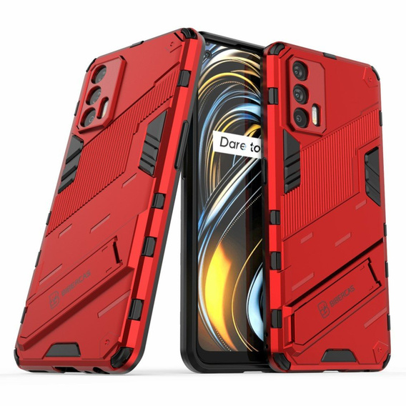 Case for Realme GT 5G, Military kickstand, blue