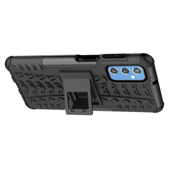 Case for Samsung Galaxy M52 5G, Tire Armor, black