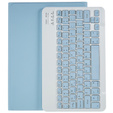 Case + keyboard Samsung Galaxy Tab S7 T870/T875 / S8, Pen Slot, blue