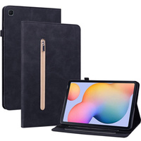 Case for Samsung Galaxy Tab S6 Lite, Wallet Pen Slot, black