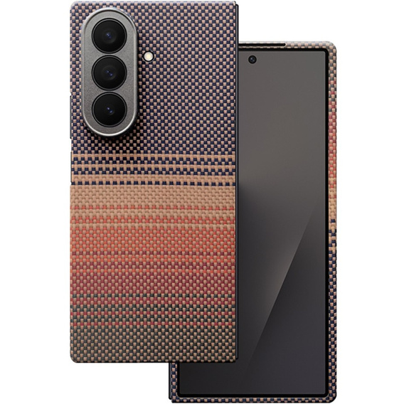 Case for Samsung Galaxy Z Fold6 5G - magnetic Aramid Fiber, orange
