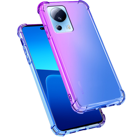 Case for Xiaomi 13 Lite, Gradient Dropproof, Purple / blue