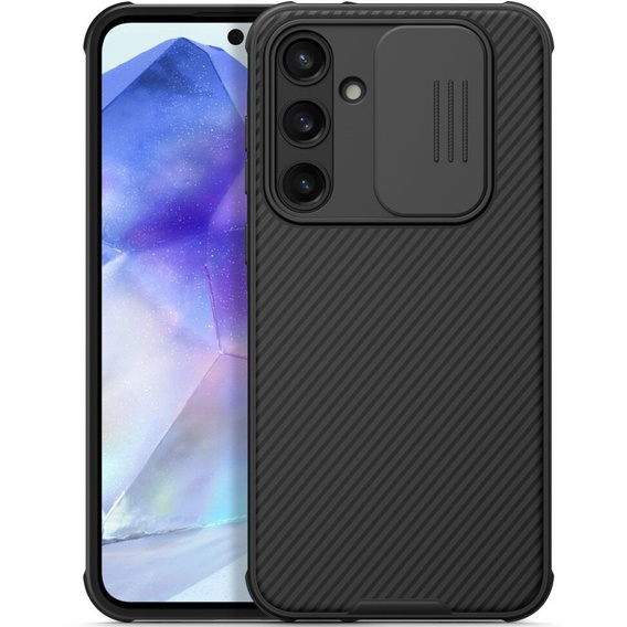 Case for Samsung Galaxy A55 5G, Armored Nillkin, CamShield Pro, black
