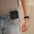 Armored Case for Samsung Galaxy Z Flip 4 5G, Dexnor Clip Holder, black