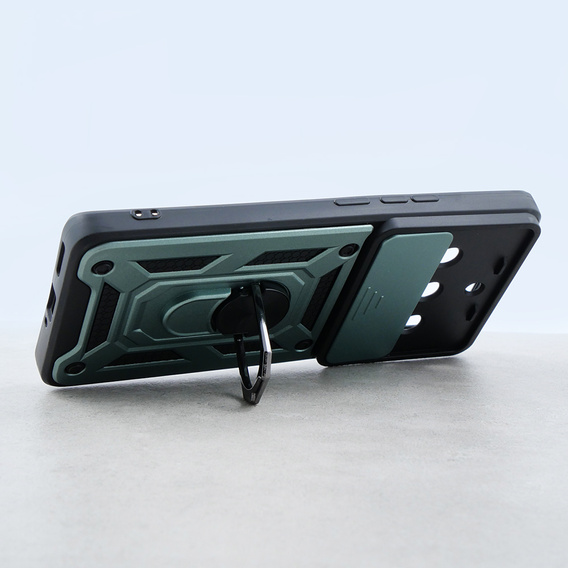 Case for Realme 11 Pro 5G / 11 Pro+ 5G, CamShield Slide, green