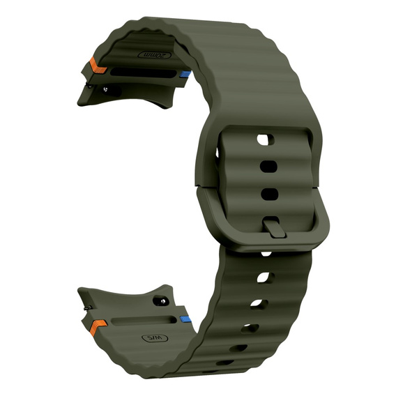 Silicone strap for Samsung Galaxy Watch 4/5/6/7/FE 40/42/43/44/45/46/47mm.