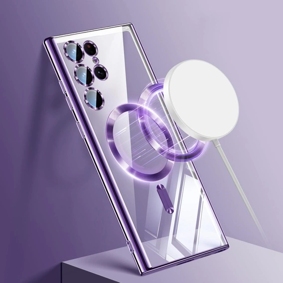 Case for Samsung Galaxy S23 Ultra, MagSafe Hybrid, purple