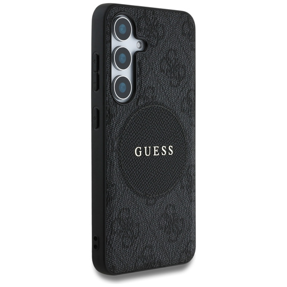 GUESS 4G Circle Classic Logo MagSafe case for Samsung Galaxy S25