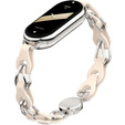 Stainless Steel Watch Strap with Protective Case for Apple Watch, Silver