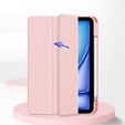 Case for iPad Air 13" 2025/2024 (7/6 gen.), Smartcase Hybrid, with stylus space, pink