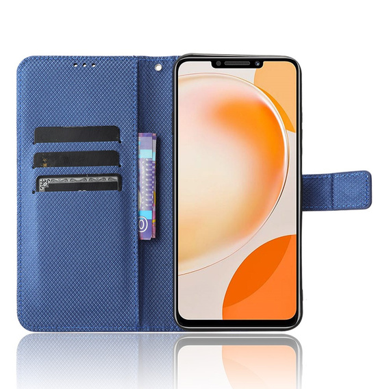Flip case for Huawei Nova Y91 4G, Wallet Smart Magnet, blue