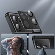 Camera Protection Case for Xiaomi 13T / 13T Pro, CamShield MagSafe, transparent / black