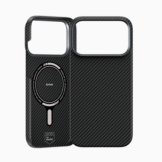 BENKS Kevlar Armor Air Carbon Fiber 600D A070 to MagSafe case for iPhone 17 Pro Max