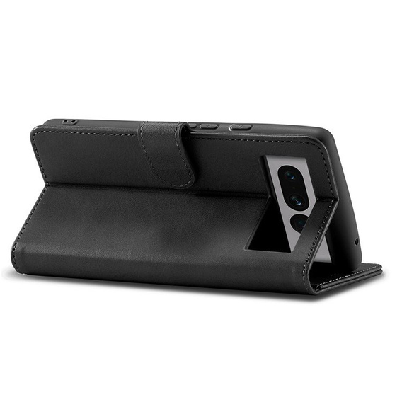Flip case for Google Pixel 7 Pro 5G, LC.IMEEKE, black