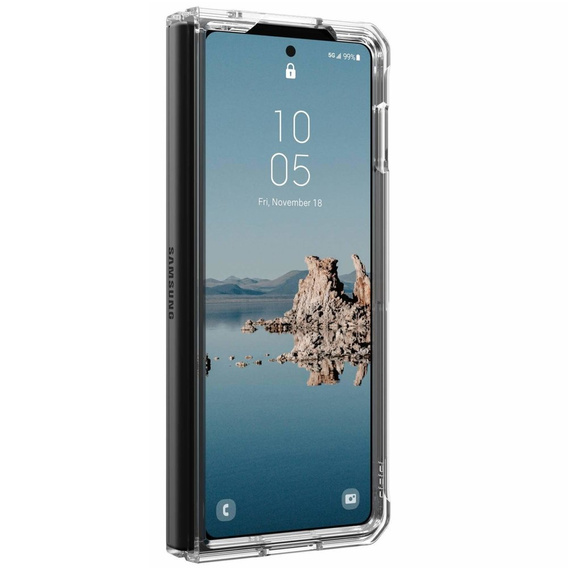Urban Armor Gear Case for Galaxy Z Fold 5 5G, Plyo MagSafe, transparent