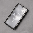 Magnetic Dual Glass MagSafe case for Samsung Galaxy S23 Ultra, silver