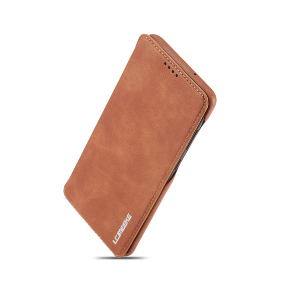 Flip case for Samsung Galaxy S20 FE, LC.IMEEKE, brown