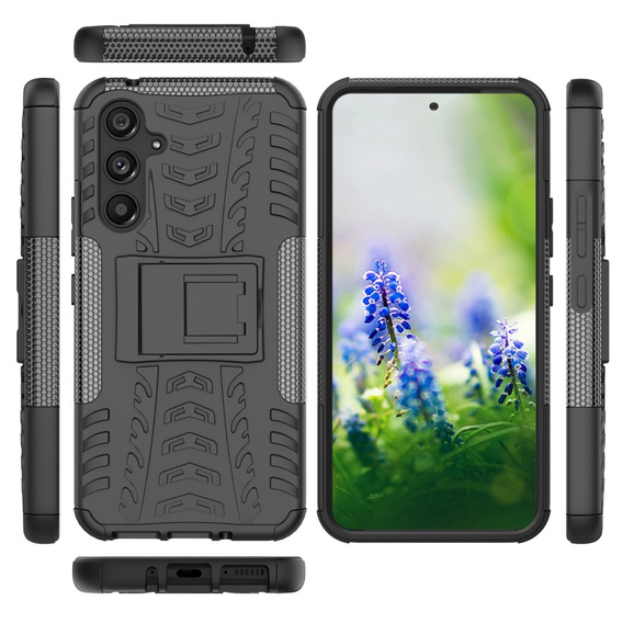 Case for Samsung Galaxy A54 5G, Tire Armor, black