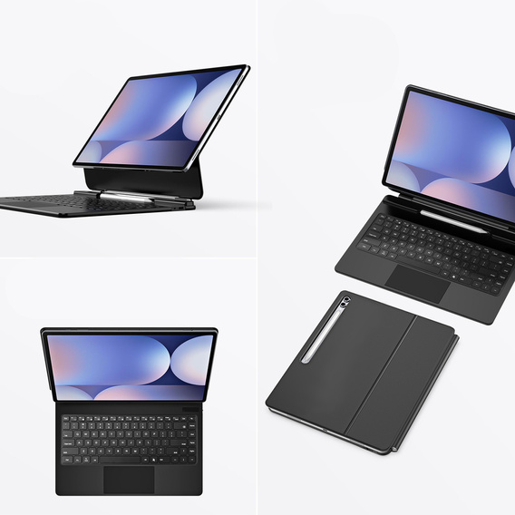 Dux Ducis Bluetooth keyboard case for Samsung Galaxy Tab S11 Ultra, black