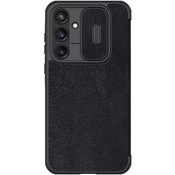 NILLKIN flip case for Samsung Galaxy A55, CamShield Qin Pro, leather, black