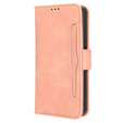 Flip case for Infinix Note 30 VIP, Card Slot, pink