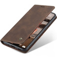 CASEME case for Samsung Galaxy S20 FE, Leather Wallet Case, brown