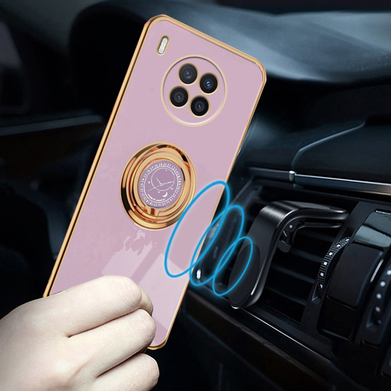 Case for Huawei Nova 8i, Electro Ring, purple