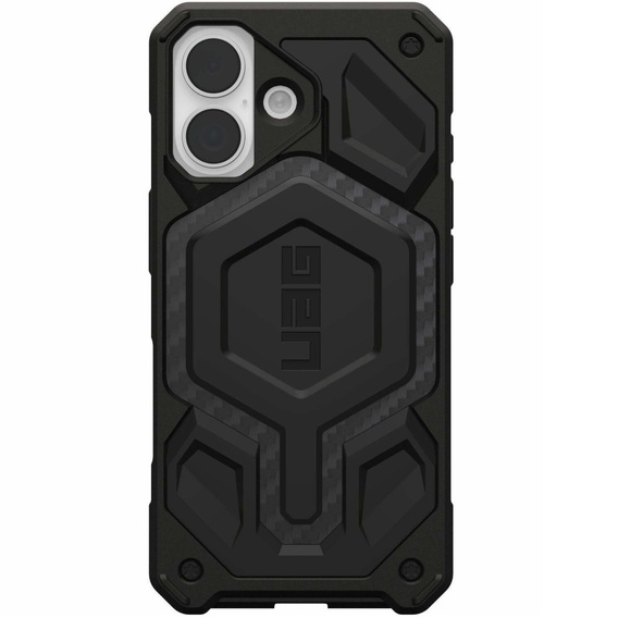 Urban Armor Gear Case for iPhone 15 Plus, Monarch Pro Kevlar MagSafe, black