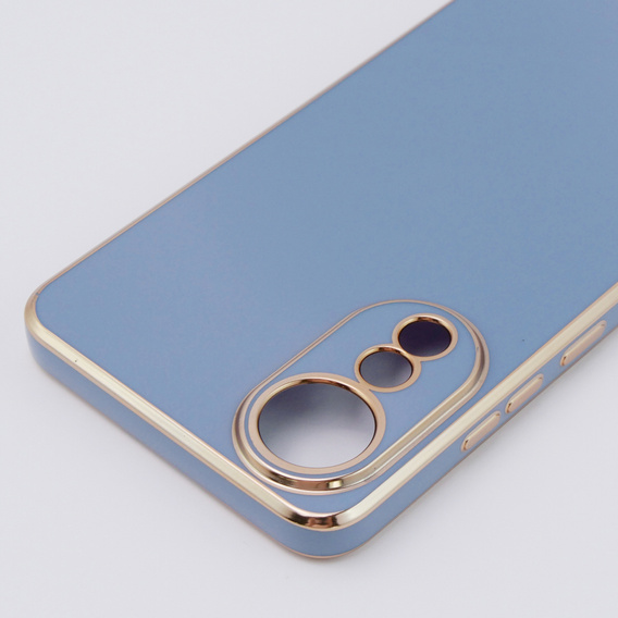 Case for Oppo A78 4G, Glamour CamShield, blue