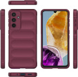Case for Samsung Galaxy M55 5G, Gaming Shockproof, maroon