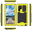 Armored case for Samsung Galaxy S22 Ultra, R-JUST CamShield Slide, yellow