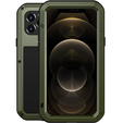 Love Mei Case for iPhone 12 Pro, armored with glass, green