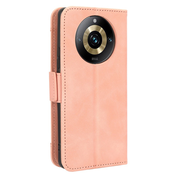 Flip case for Realme 11 Pro 5G / Pro+ 5G, Card Slot, pink