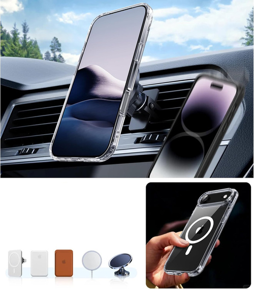 Case for iPhone Air, for MagSafe, transparent