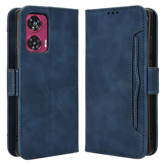 Flip case for Motorola Edge 50 Fusion 5G, Card Slot, dark blue