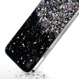 Case for Xiaomi Redmi 9A, Glittery, black