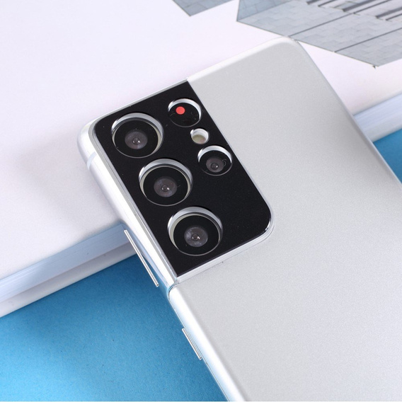 Metal Camera Cover for Samsung Galaxy S21 Ultra, blue