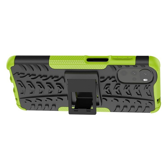 Case for Motorola Moto G22, Tire Armor, green
