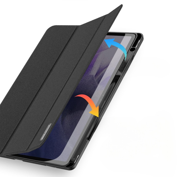 Case for Samsung Galaxy Tab S9+ 12.4", Dux Ducis Domo, black