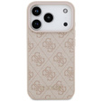 GUESS 4G Metal Gold Logo Case for iPhone 17 Pro