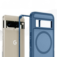 Case with frame for Google Pixel 8 Pro, for MagSafe, blue