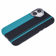 MagSafe's iPhone 16 Case, Carbon Fiber, black / blue