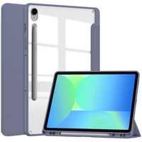 Case for Samsung Galaxy Tab S10 FE+ Plus, Smartcase Hybrid, with stylus space, purple