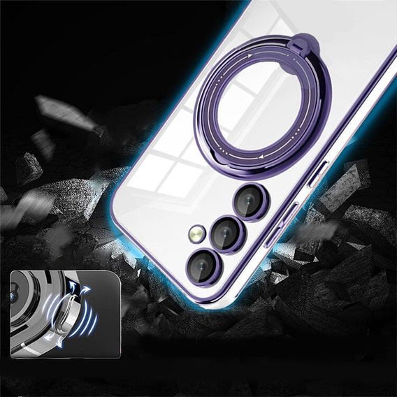 Magnetic Case for Samsung Galaxy A54 5G, for MagSafe, purple
