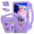 Children's case for Lenovo Tab M11, Cute Patterns, with stand, purple